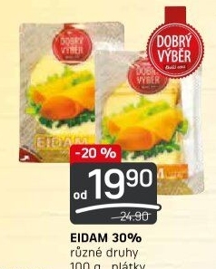 Sýr Eidam 30% Dobrý Výběr