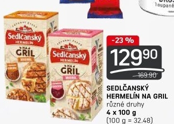 Sýr Hermelín na gril Sedlčanský