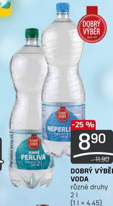 Voda přírodní Dobrý Výběr