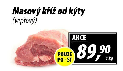Masový kříž od kýty vepřový