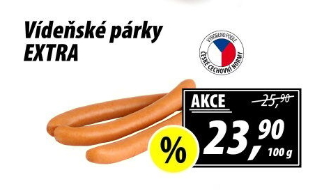 Párky vídeňské extra