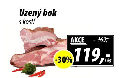 Uzený bok s kostí