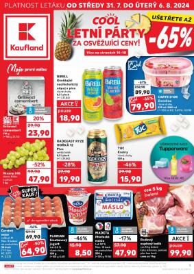 akční leták Kaufland 31.7.2024-6.8.2024