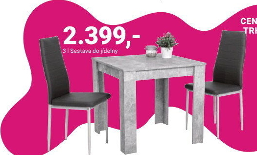 SESTAVA DO JÍDELNY „DUO G“