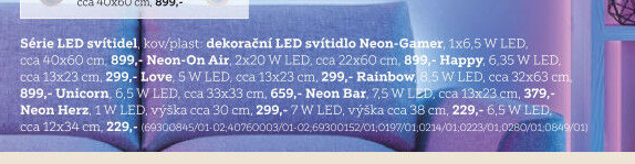 DEKORAČNÍ LED SVÍTIDLO