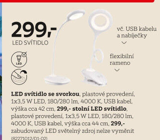 LED SVÍTIDLO SE SVORKOU