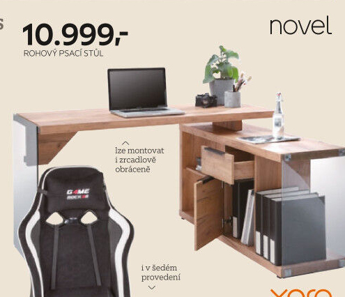 ROHOVÝ PSACÍ STŮL