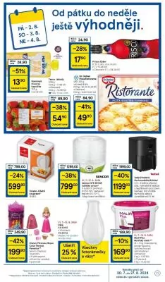 akční leták Tesco 31.7.2024-6.8.2024