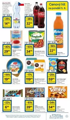 akční leták Tesco 31.7.2024-6.8.2024