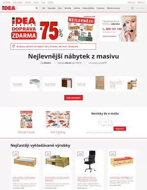 akční leták IDEA nábytek 30.7.2024-5.8.2024