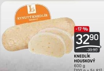 Knedlík houskový kynutý Lef