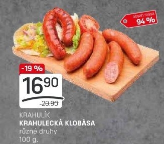 Krahulecká klobása Krahulík