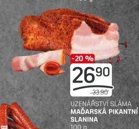 Maďarská slanina pikantní Sláma