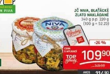 Nakládaná Jihočeská Niva Madeta