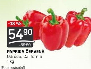 Paprika červená