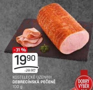 Pečeně debrecínská Kostelecké uzeniny