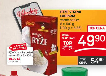 Rýže loupaná dlouhozrnná Vitana