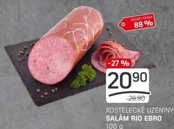 Salám Rio Ebro Kostelecké uzeniny