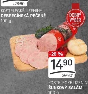 Salám šunkový Dobrý výběr