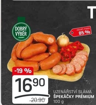 Špekáčky premium Dobrý Výběr