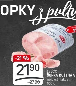 Šunka dušená nejvyšší jakosti LE&amp