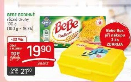 Sušenky Rodinné BeBe Opavia