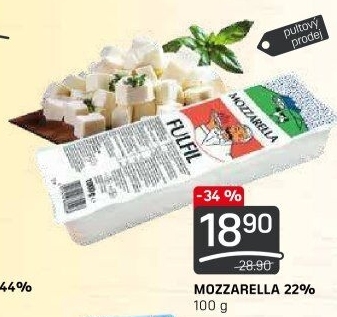 Sýr Mozzarella cihla
