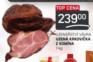 Uzená krkovička z komína Uzenářství Vávra