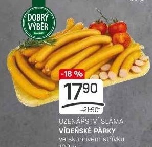 Vídeňské párky Dobrý Výběr