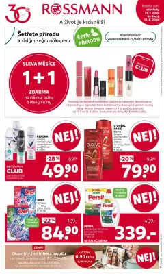akční leták ROSSMANN drogerie 31.7.2024-13.8.2024