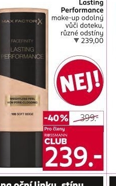 Make up Lasting Performance Max Factor