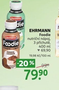 Nápoj Foodie Ehrmann