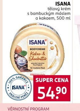 Tělový krém Isana