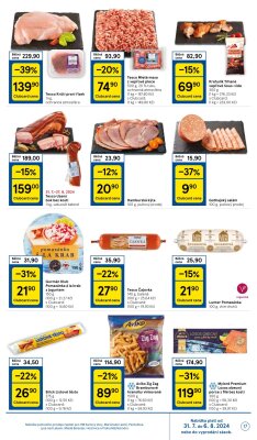 akční leták Tesco 31.7.2024-6.8.2024