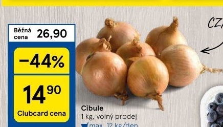 Cibule kuchyňská žlutá