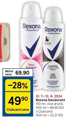 Deodorant sprej Rexona