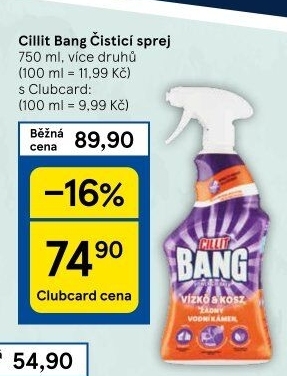 Dezinfekční sprej Cillit Bang