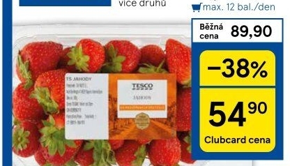 Jahody Tesco