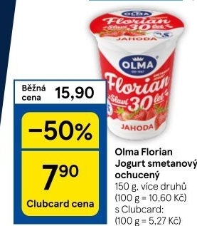 Jogurt smetanový Florian Olma