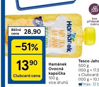 Kapsička ovocná Hamánek