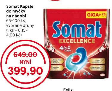 Kapsle do myčky Somat