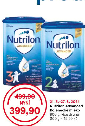 Kojenecká výživa Nutrilon Advanced