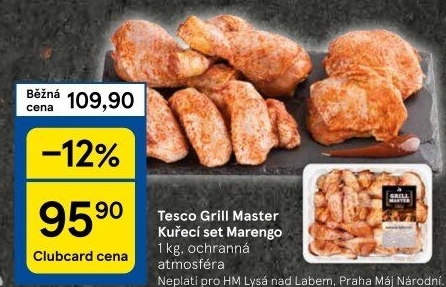 Kuřecí grilovací set Marengo Grill Master Tesco