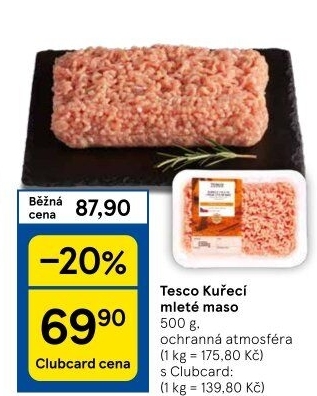 Kuřecí mleté maso Tesco