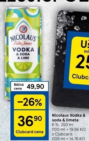 Míchaný nápoj Vodka &amp