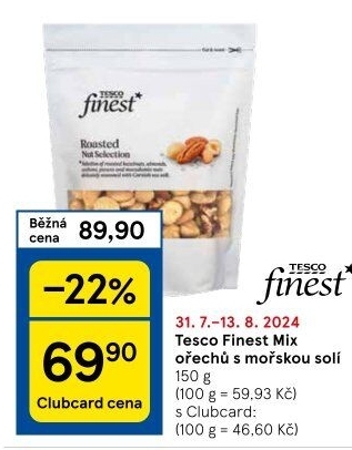Mix ořechů Tesco Finest