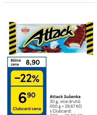 Oplatky Attack Sedita