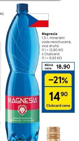 Přírodní voda Magnesia