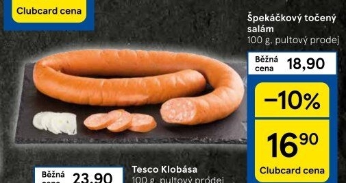 Salám špekáčkový točený