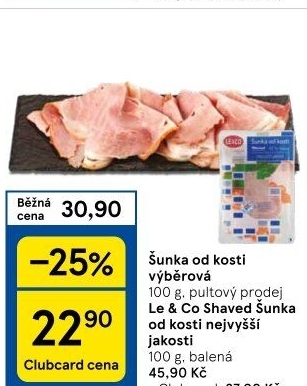 Šunka od kosti výběrová